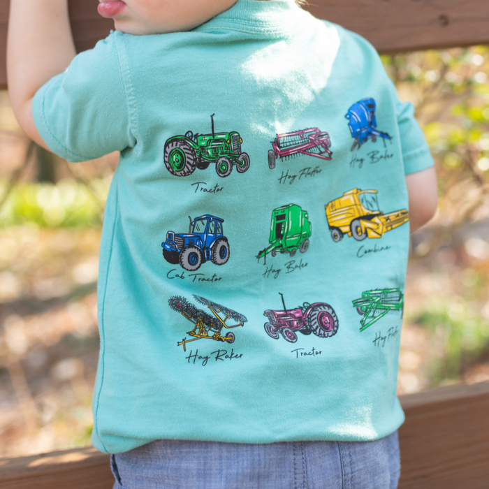 Kids Farm Equipment Tee