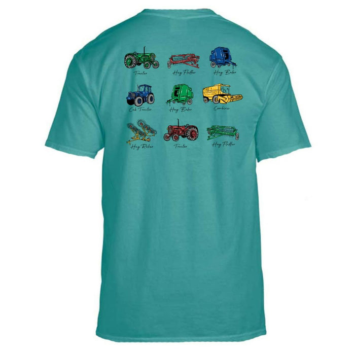 Kids Farm Equipment Tee