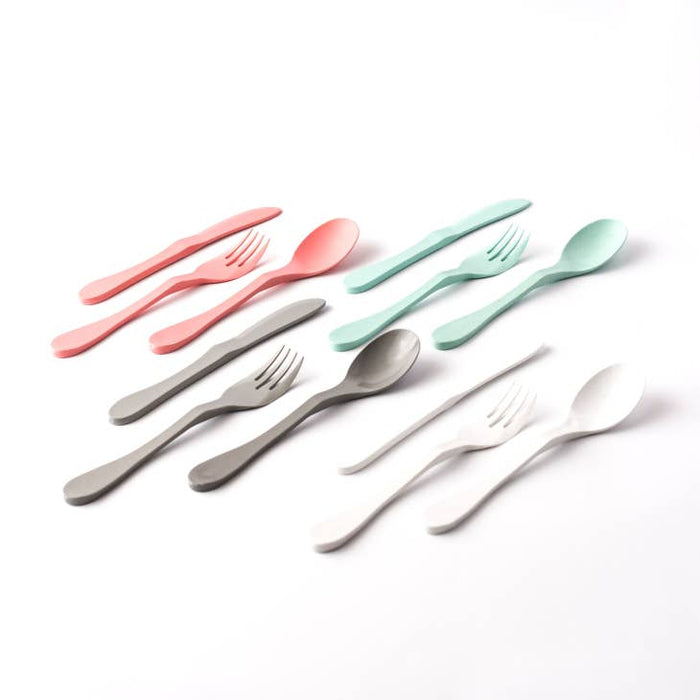 Knork Eco 12 Piece (Fork, Knife, Spoon) Biodegradable Bamboo - touchGOODS