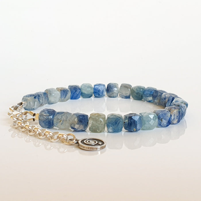 Kyanite A+ from Brasil Silver 925 Bracelet "Elevation"