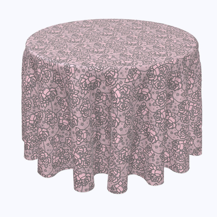 Lacey Pink Roses Rounds
