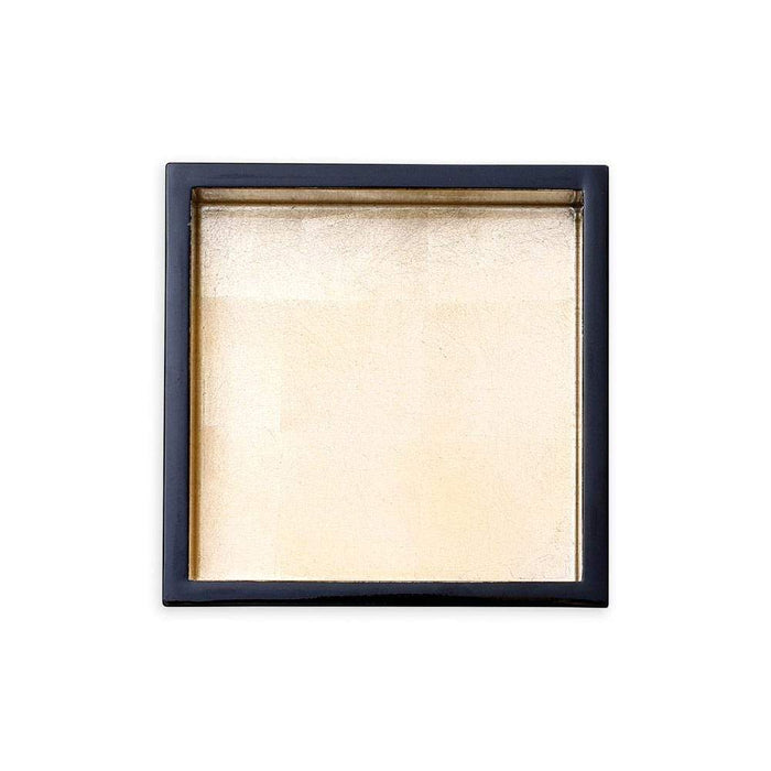 Lacquer Cocktail Napkin Holder in Black & Gold