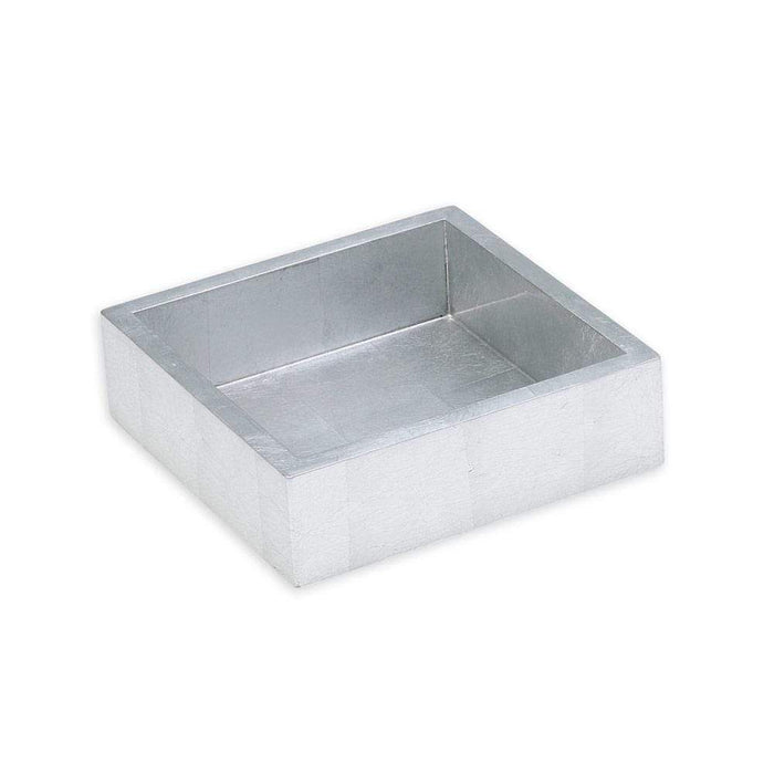 Lacquer Cocktail Napkin Holder in Silver