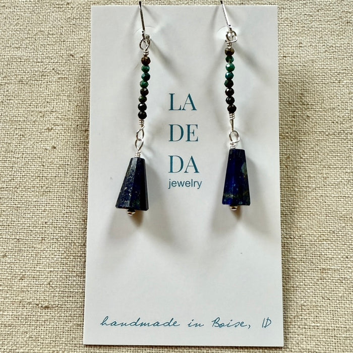Lapis Bell Earrings