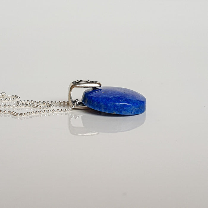 Lazurite AAA+ from Afghanistan Silver Pendant "Wisdom"
