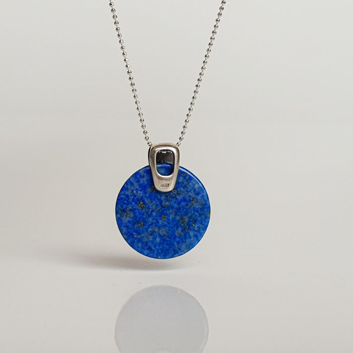 Lazurite AAA+ from Afghanistan Silver Pendant "Wisdom"