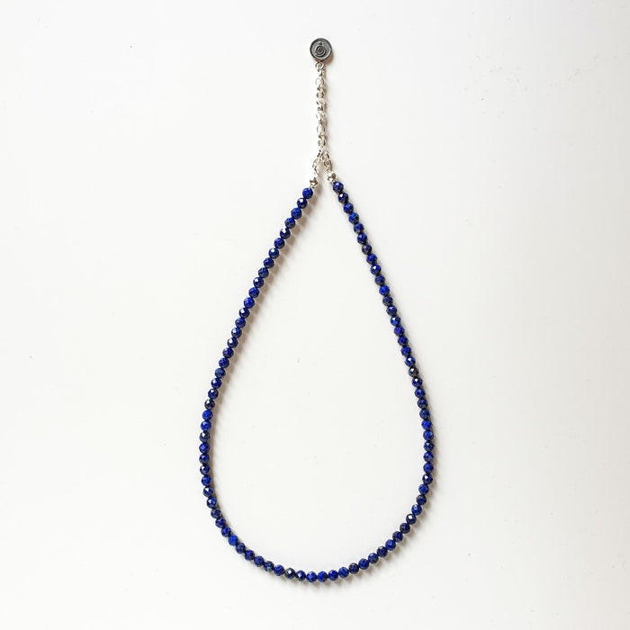 Lazurite Silver 925 Necklace "Wisdom" - Petit Secret