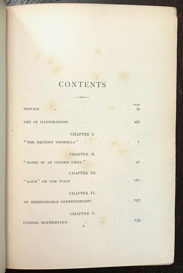LEWIS CARROLL PICTURE BOOK - Collingwood, 1st 1899 - ALICE IN WONDERLAND