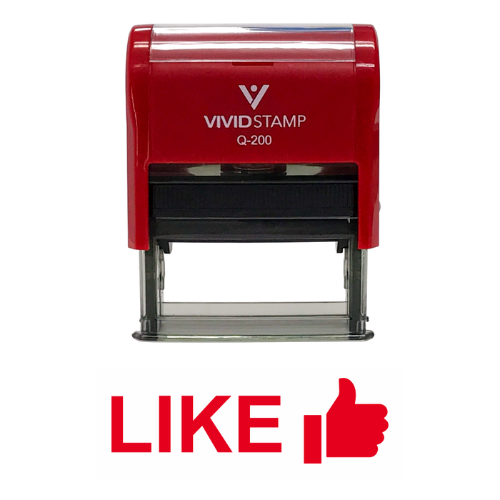 LIKE (Thumbs Up) Self Inking Rubber Stamp