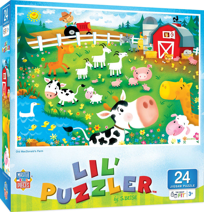 Lil Puzzler - Old MacDonald's Farm 24 Piece Puzzle