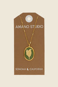Lily of the Valley Cameo Necklace