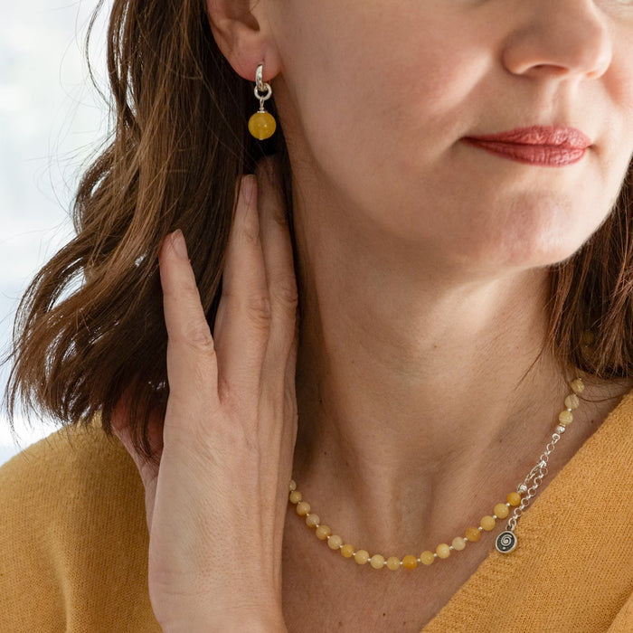 Luxury Light Baltic Amber and Sterling Silver 925 Earrings "Sun stories"