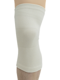 MAXAR Wool/Elastic Knee Brace (Two-Way Stretch, 56% Wool) - White