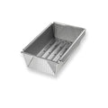 USA Pan meat loaf pan with insert for even baking, made of durable specialty bakeware for perfect meatloaf slices.