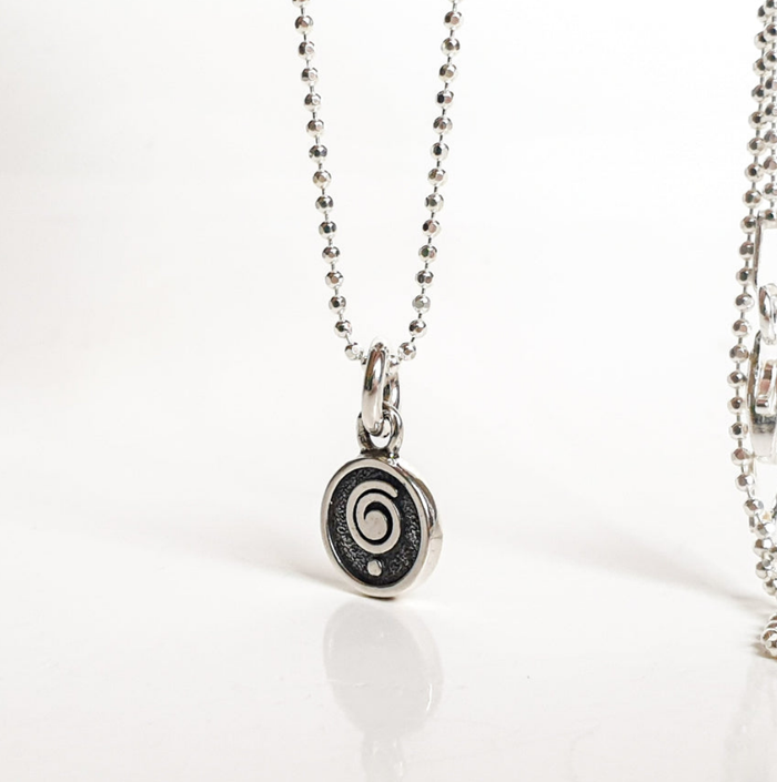 Medallion with chain "Happiness", silver 925