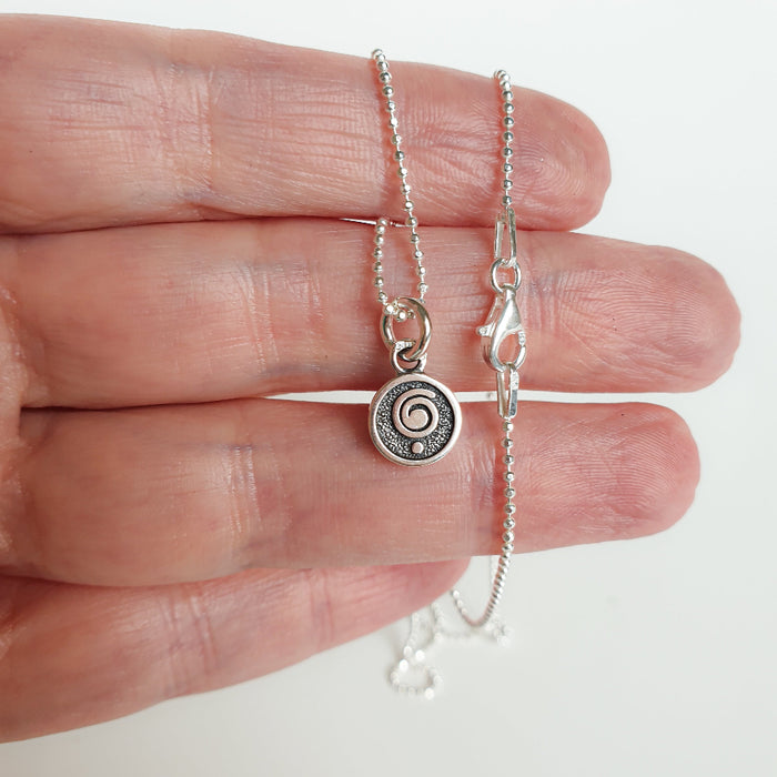 Medallion with chain "Happiness", silver 925