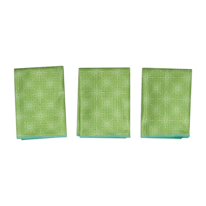 Mighty Mini Towel (Set of 3) Reversible - RJW Lemon Sparkle