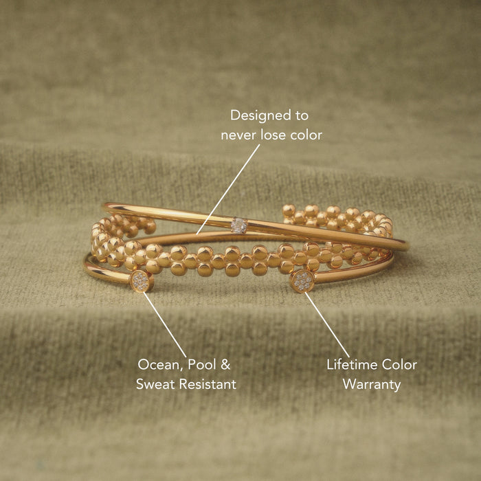 Mirari Gold Cuff