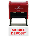 MOBILE DEPOSIT Self-Inking Office Rubber Stamp
