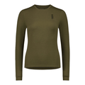 Mons Royale Women's Cascade Merino Flex 200 L/S Top 2025 Dark Olive - Comor - Go Play Outside