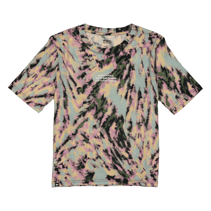 Mons Royale Women's Icon Merino T-Shirt Rad Things - Comor - Go Play Outside