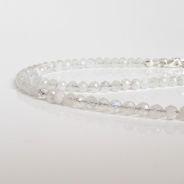 Moonstone Silver Necklace for Women "Intuition" - Petit Secret
