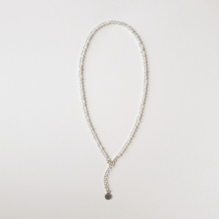 Moonstone Silver Necklace for Women "Intuition" - Petit Secret