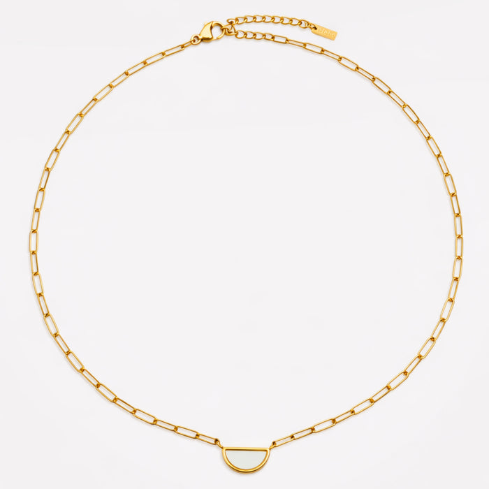 Mop Charm Necklace