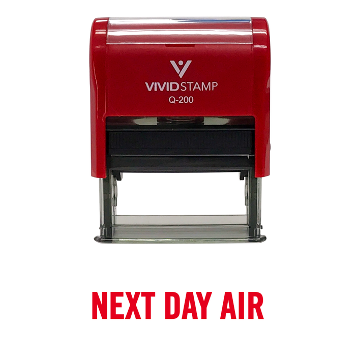 Next Day Air Self Inking Rubber Stamp