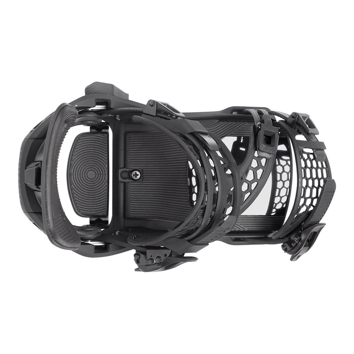 Nidecker Supermatic Snowboard Bindings 2025 Black - Comor - Go Play Outside
