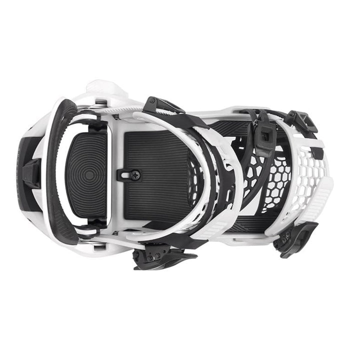 Nidecker Supermatic Snowboard Bindings 2025 White - Comor - Go Play Outside