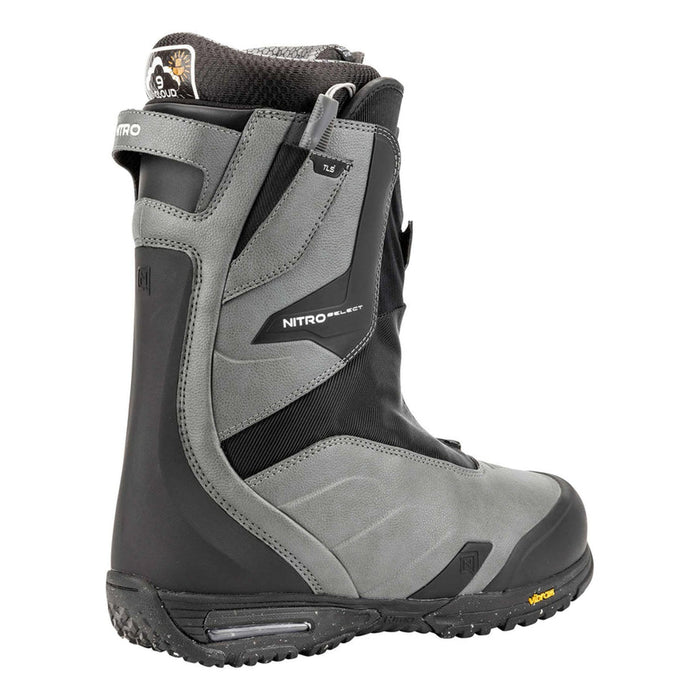 Nitro Men's Select TLS+ Snowboard Boots 2025 Charcoal/Black - Comor - Go Play Outside