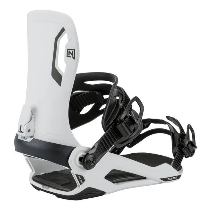 Nitro Talent Snowboard Bindings 2026 White - Comor - Go Play Outside