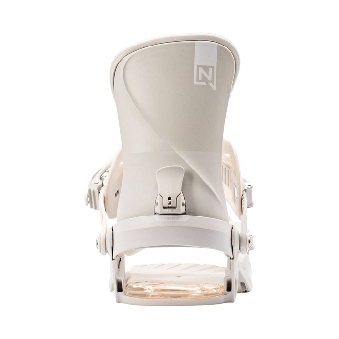 Nitro Women's Fate Bindings Snowboard Bindings 2027 Off White