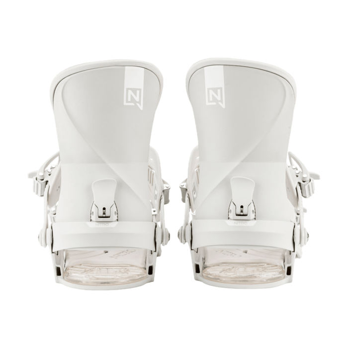 Nitro Women's Fate Snowboard Bindings 2026 Off White - Comor - Go Play Outside