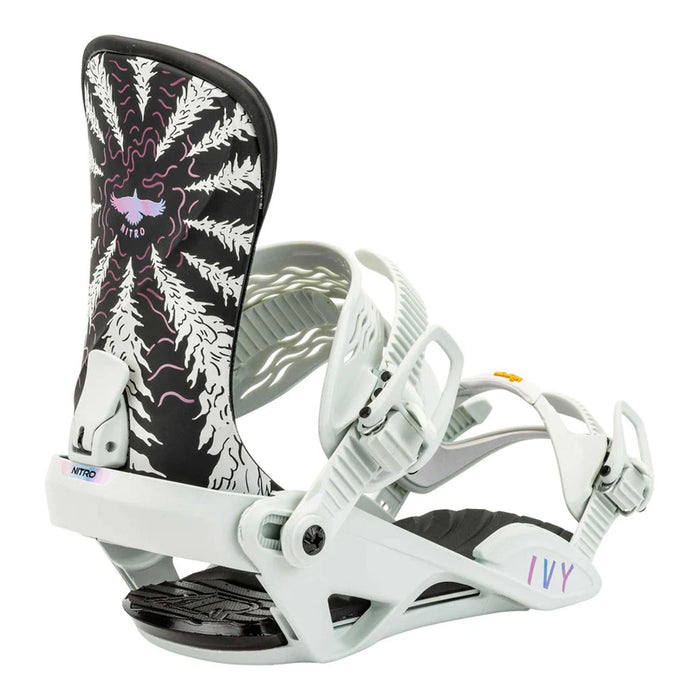 Nitro Women's Ivy Snowboard Bindings 2025 Raven - Comor - Go Play Outside