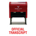 Official Transcript Self Inking Rubber Stamp