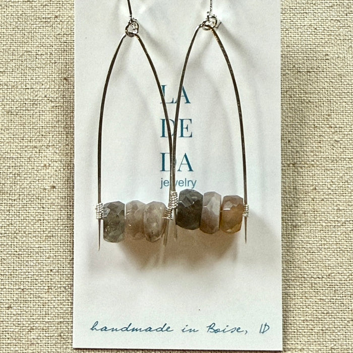Ombre Moonstone Earrings