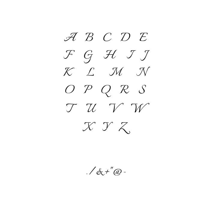 Italianno Capital Letters