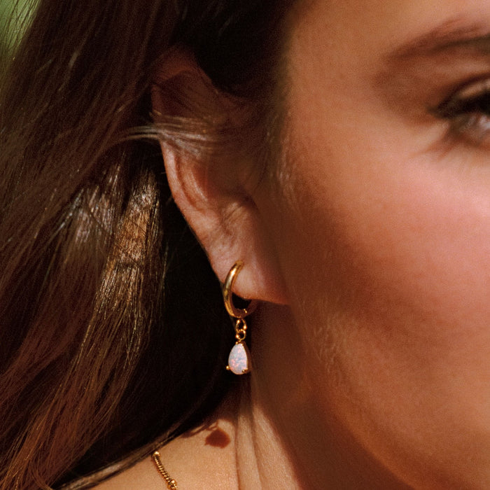 Opal Stone Earrings