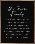 Our Farm Family Values
