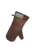 Outset Brown Leather Grill Mitt, 8.5” x 15”