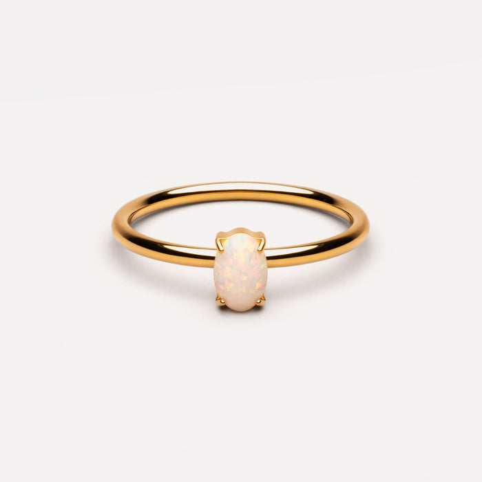 Oval Opal Band
