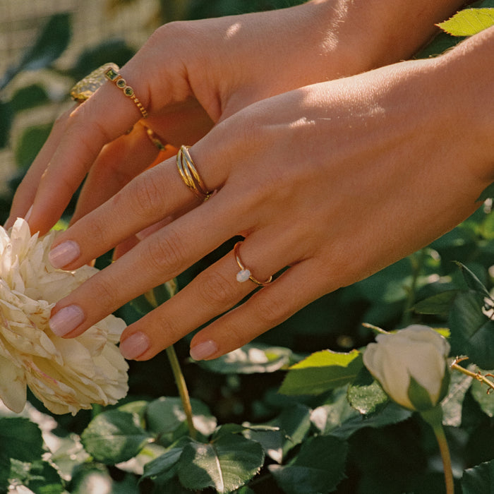 Clear Sparkle Ring