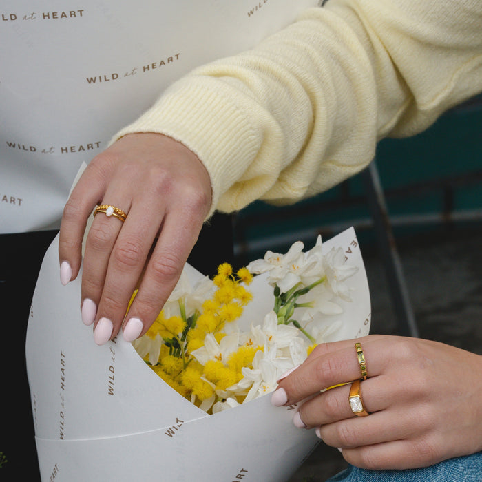 Whie Opal Ring
