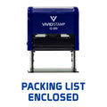 Packing List Enclosed Self Inking Rubber Stamp
