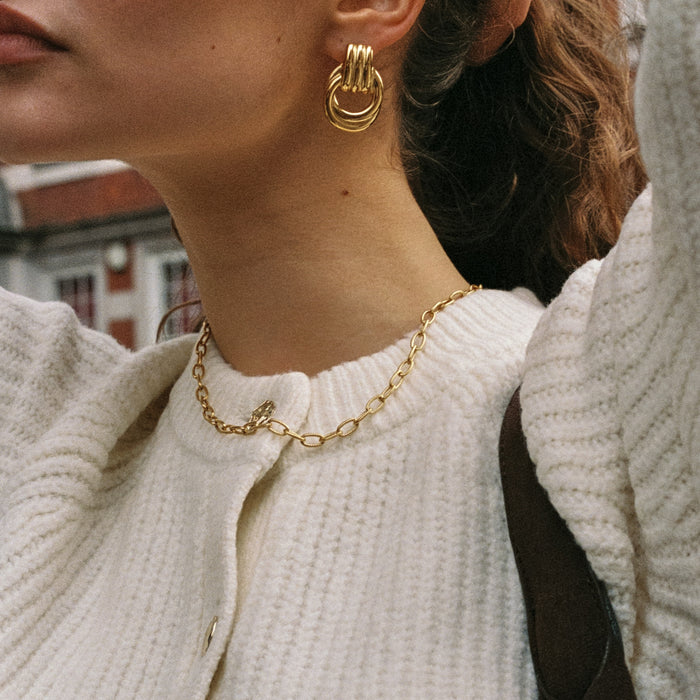 Gold Toggle Pendant