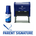 Parent Signature Self Inking Rubber Stamp Combo With Refill