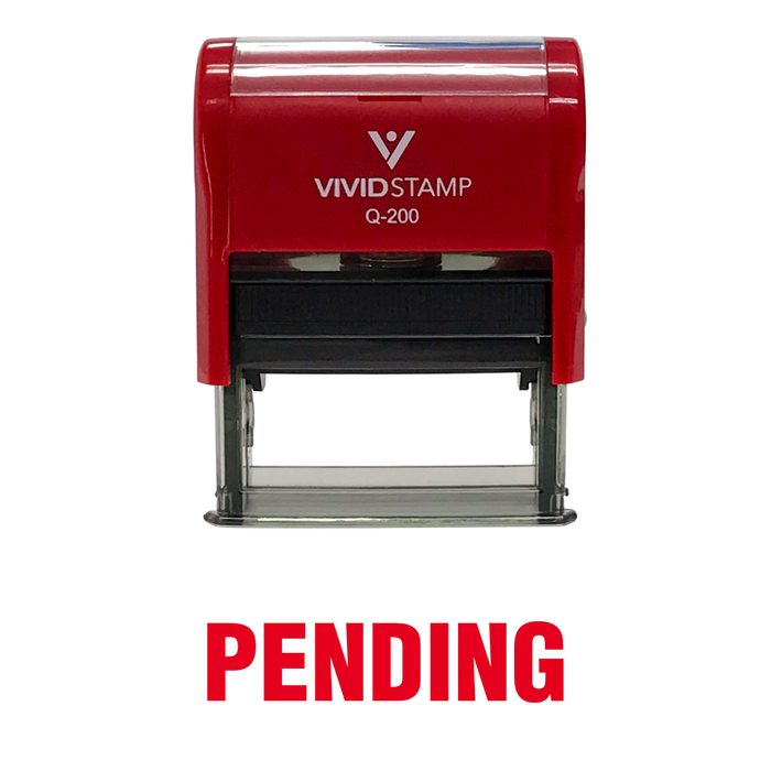 Pending Self Inking Rubber Stamp