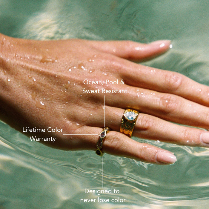 Peony Ring Gold